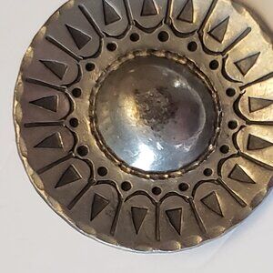 Scandinavian Winger Tin Pewter Brooch, Denmark